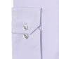 Alfani Men's Stretch Easy-Care Solid Dress Shirt Lilac Size 14x32-33