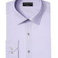 Alfani Men's Stretch Easy-Care Solid Dress Shirt Lilac Size 15x32-33