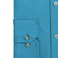 AlfaTech by Alfani Men's Slim-Fit Performance Stretch Easy-Care Solid Dress Shirt Blue Size 32-33