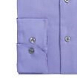 Alfani Men's Slim-Fit Performance Stretch Easy-Care Solid Dress Shirt Purple Size 34-35