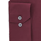 Alfani Men's Solid Dress Shirt Burgundy Size 14x32-33