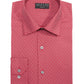 Alfani Men's Slim-Fit Performance Stretch Easy-Care Dress Shirts Red Size 32-33
