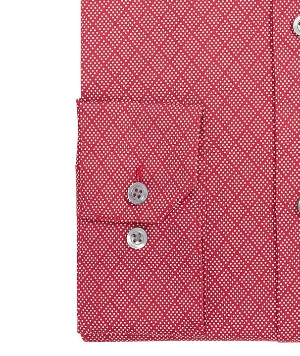 Alfani Men's Slim-Fit Performance Stretch Easy-Care Dress Shirts Red Size 34-35