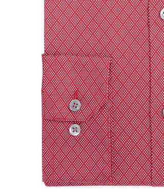 Alfani Men's Slim-Fit Performance Stretch Easy-Care Dress Shirts Red Size 34-35