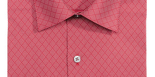 Alfani Men's Assorted Slim-Fit Performance Stretch Easy-Care Dress Shirts Red Size 34x35