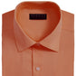 Alfani Men's Bedford Cord Classic/Regular Fit Dress Shirt Orange Size 32-33