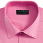 AlfaTech by Alfani Men's Bedford Cord Regular Fit Dress Shirt Pink