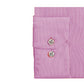 AlfaTech by Alfani Men's Bedford Cord Regular Fit Dress Shirt Pink Size 15X34-35