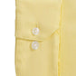 Alfani Men's Bedford Cord Classic/Regular Fit Dress Shirt  Yellow Size 32-33