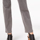 Style & Co Women's Rail Tummy-Control Straight-Leg Jeans Gray Size 4