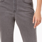 Style & Co Women's Tummy-Control Straight-Leg Fashion Jeans Gray Size 18