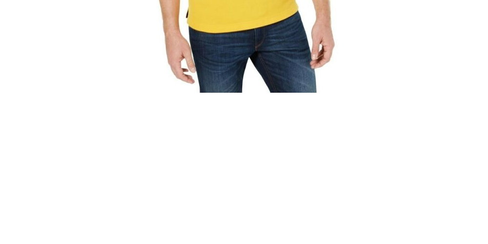 Club Room Men's Classic Fit Performance Pique Polo  Gold Size 2 Extra Large