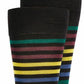 Alfani Men's Striped Dress Socks Wine Size Regular