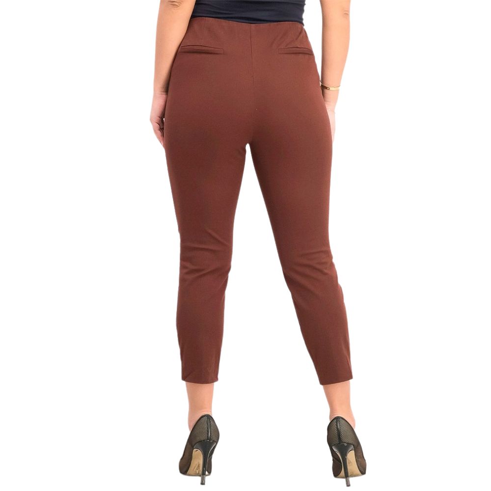 Alfani Women's Hollywood Skinny Pants  Dark Brown Size 14
