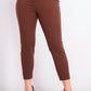 Alfani Women's Hollywood Skinny Pants  Dark Brown Size 14