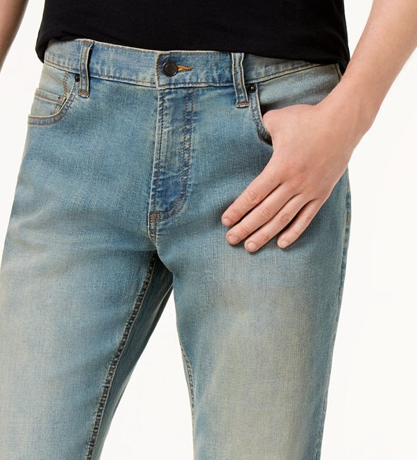 American Rag Men's Straight-Fit Jeans  Blue Size 36X34