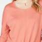Style & Co Women's Petite Tie-Front Sweater Med Orange Size Small