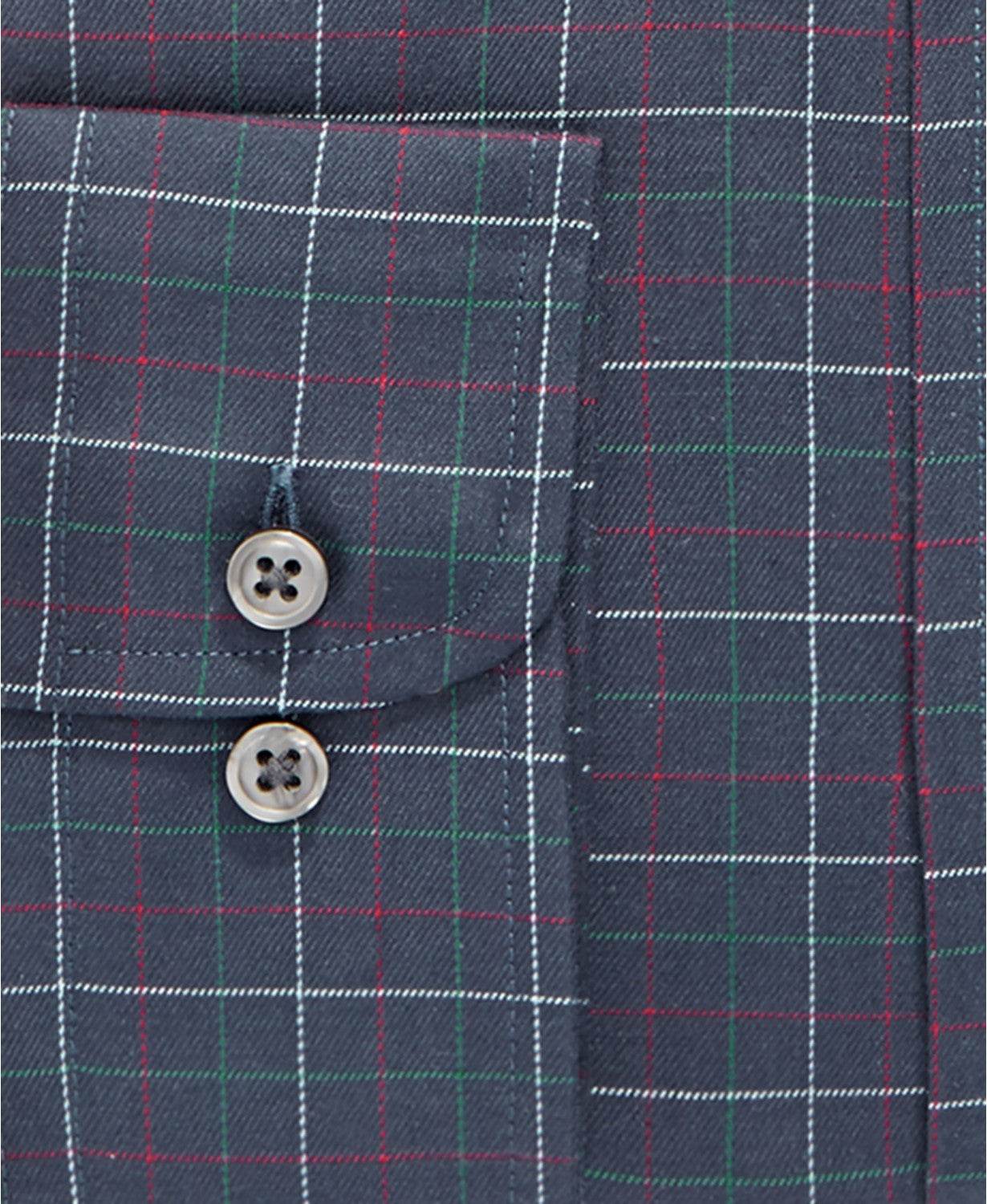 Club Room Men's Regular Fit Stretch Twill Multi Tattersall Dress Shirt Blue Size 34X35