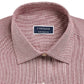 Club Room Men's Regular/Classic Fit Stretch Twill Puppytooth Dress Shirt Red Size 16.5x32-33