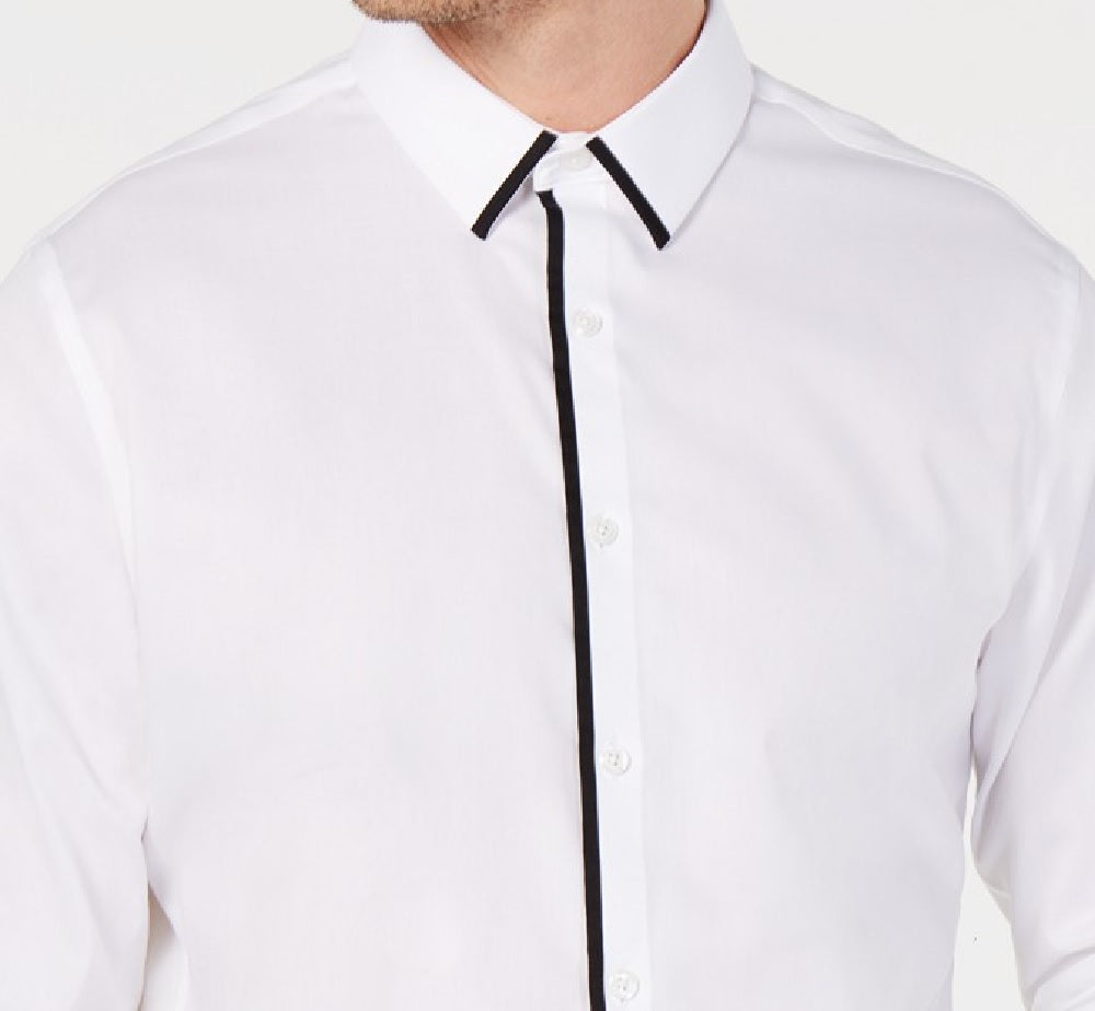 INC International Concepts Men's Victor Shirt White Size 2XL