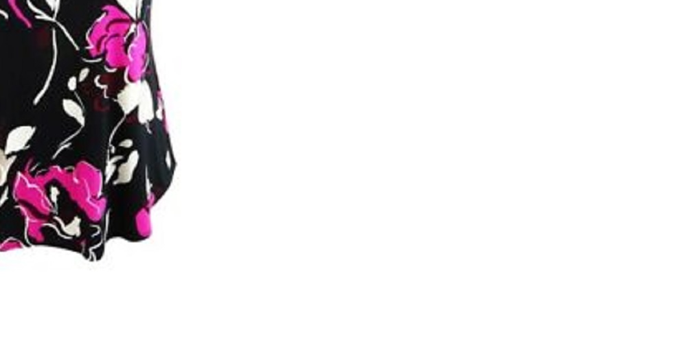 Alfani Women's Plus Size Printed T-Shirt Pink Size OX