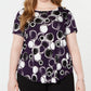 Alfani Women's Printed T-Shirt Fig Lapsed Ring Size Extra Large