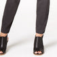Style & Co Women's Curvy-Fit Skinny Jeans Black Smudge Size 14