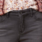 Style & Co Women's Curvy-Fit Skinny Jeans Black Smudge Size 8