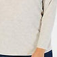 Style & Co Women's Long-Sleeve Crewneck Top  Brown Size Medium