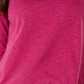 Style & Co Women's Long-Sleeve Crewneck Top Med Pink Size Medium