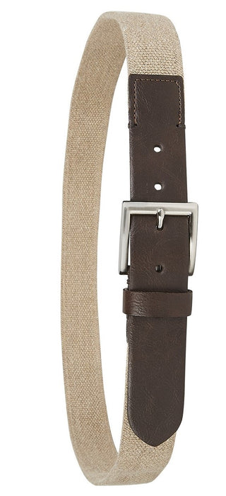Club Room Men's Casual Stretch Belt Beige Size Medium