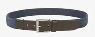 Club Room Men's Casual Stretch Belt  Dark Blue Size Extra Large