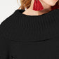 INC International Concepts Women's Chenille Cowl-Neck Sweater  Black Size 2 Extra Large