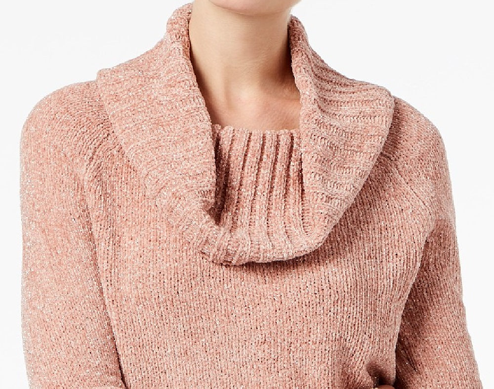 INC International Concepts Women's Cowl-Neck Chenille Sweater Size Small