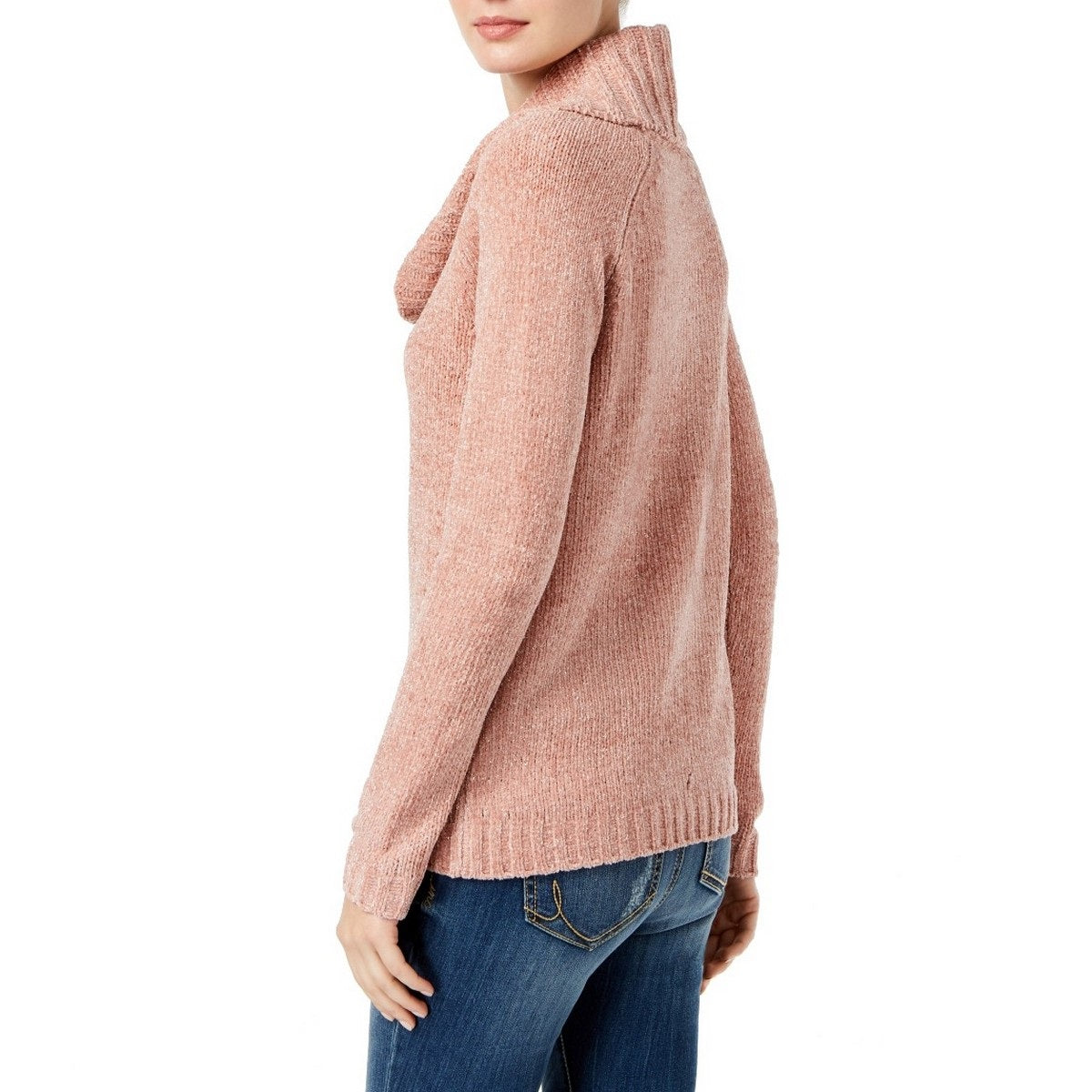 INC International Concepts Women's Cowl-Neck Chenille Sweater Size Small