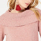 INC International Concepts Women's Chenille Pullover Sweater Pink Size Extra Large