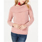 INC International Concepts Women's Chenille Pullover Sweater Pink Size Extra Large