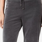 Charter Club Women's Velour Pull-On Pants Black Size Large