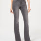 Style & Co. Women's Curvy-Fit Bootcut Jeans Gray Size 6