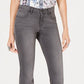 Style & Co. Women's Curvy-Fit Bootcut Jeans Gray Size 6