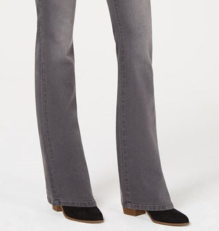 Style & Co. Women's Curvy-Fit Bootcut Jeans Gray Size 6