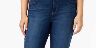 Style & Co Women's Control Straight - Plus - 22W Blue Size 22W