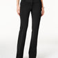 Alfani Women's Petite Faux-Leather-Trim Wide-Leg Trousers  Blue Size 20X5
