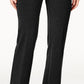 Alfani Women's Petite Faux-Leather-Trim Wide-Leg Trousers  Blue Size 20X5