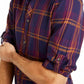 INC International Concepts Men's Marc Plaid Shirt Red Size Extra Large