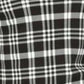 Charter Club Women's Petite Pima Cotton Button-Shoulder Print Top Black Size Small