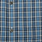 Club Room Men's Regular Fit Button Down Collar Dress Shirts Navy Size 17-34-35