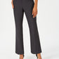 JM Collection Women'sCollection Petite Extended-Tab Trousers Grey Size 10 Petite