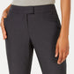 JM Collection Women'sCollection Petite Extended-Tab Trousers Grey Size 10 Petite