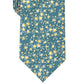 Bar III  Men's Watercolor Floral Print Skinny Tie  Navy Size Regular